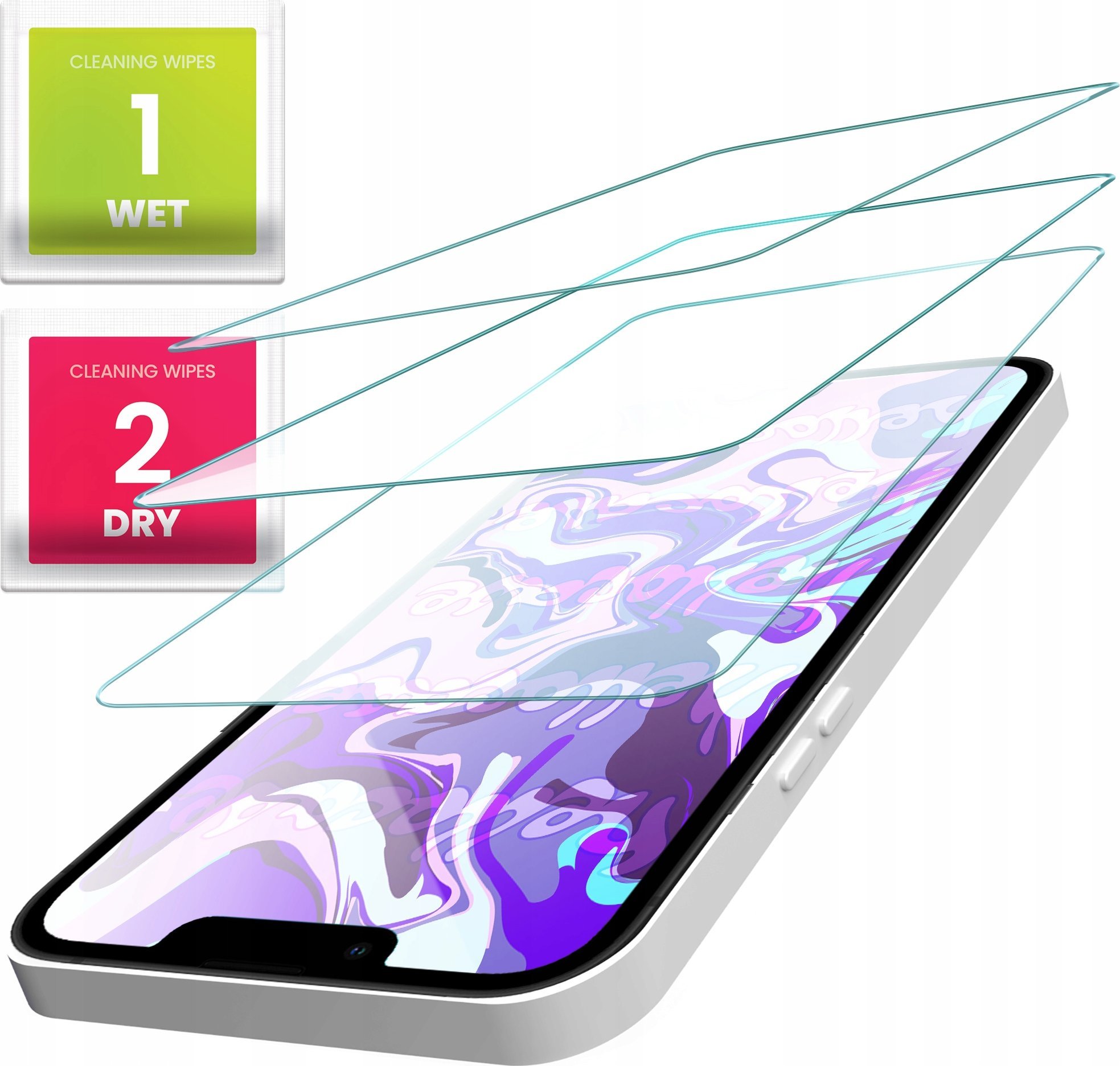 Hello Case 3-PAK Szkło Hartowane do Huawei Honor 8x (szybka 9H, płaskie 2.5D,ochronne)