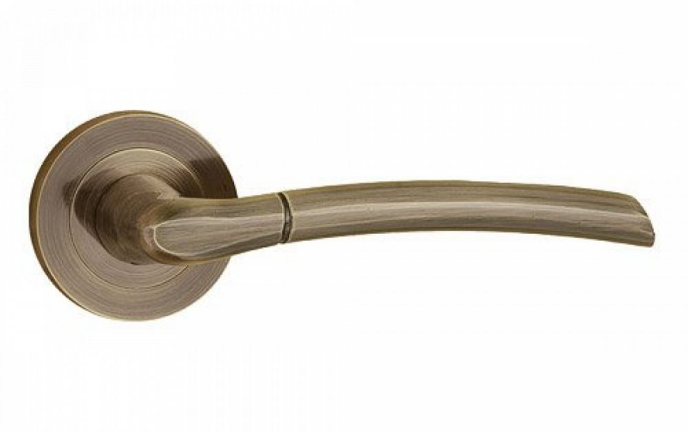 DOOR HANDLE ZORBA ANTIQUE BRASS