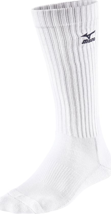 Mizuno Skarpety Mizuno Volley Socks Long białe M / 38-40