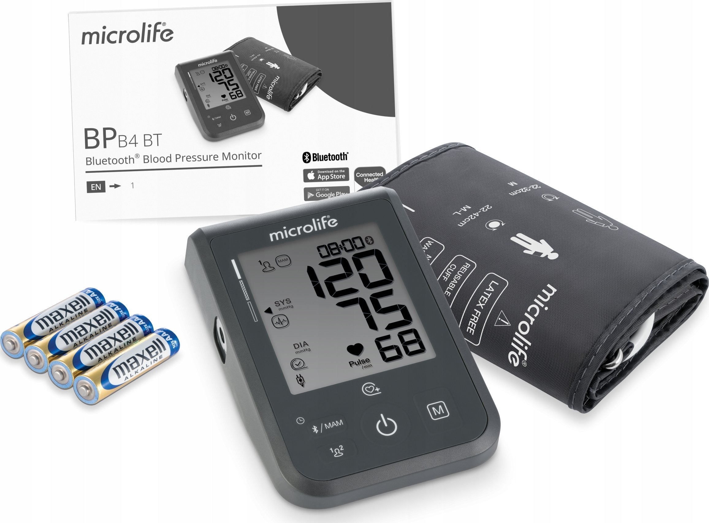 Microlife Ciśnieniomierz automatyczny Bluethoot BP B4