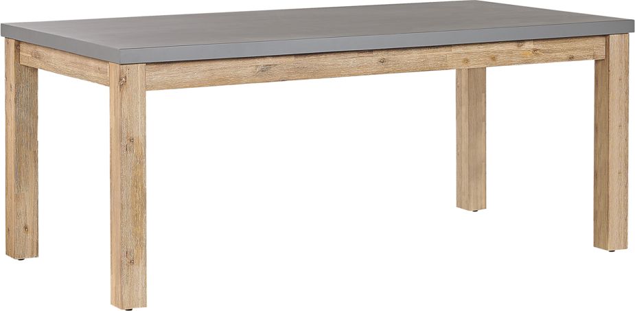 Shumee Stół ogrodowy imitacja betonu szary OSTUNI