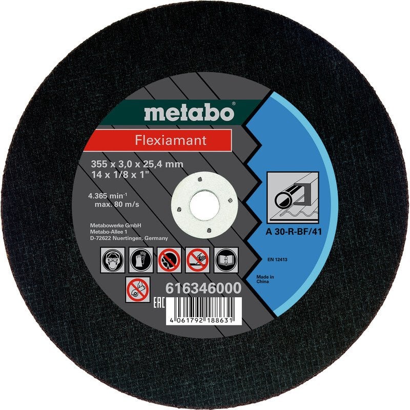 Metabo Metabo Flexiamant 355x 3,0 x 25, 4 mm steel