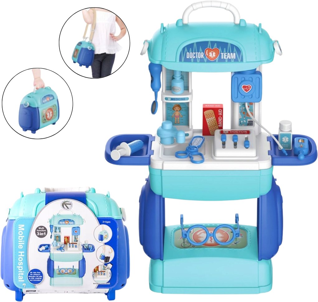 Zestaw lekarski w kuferku - doktor