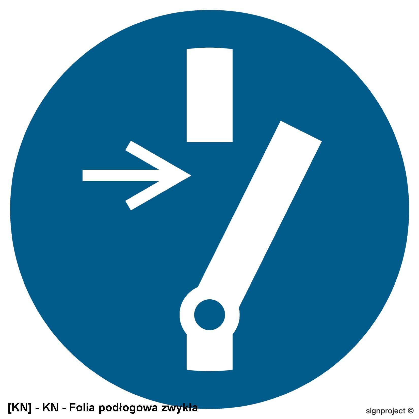 GJ021 - Odłącz przed przystąpieniem do konserwacji lub naprawy 200x200