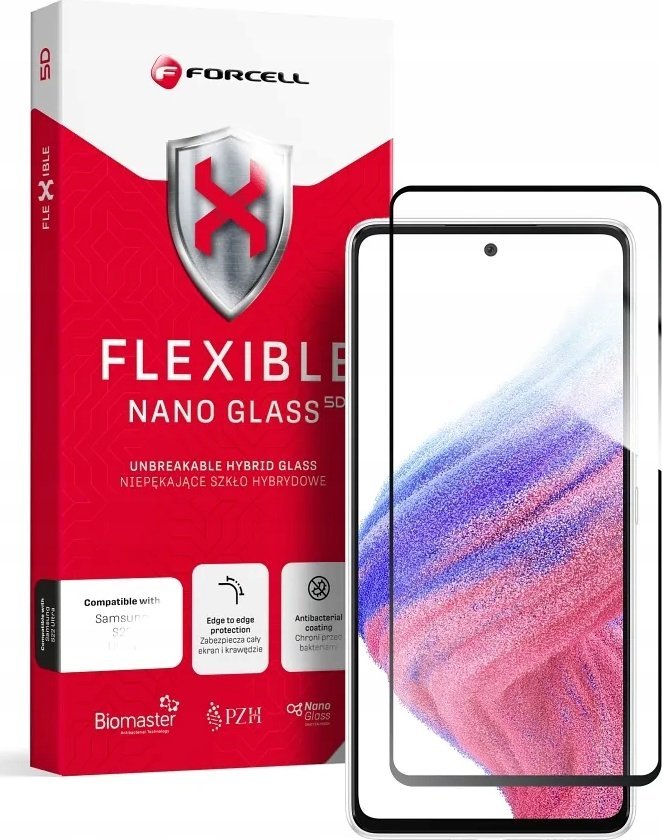 ForCell Forcell Flexible 5D - szkło hybrydowe do Samsung Galaxy A53 5G czarny