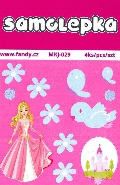 FANDY Naklejki papierowe Mini - Księżniczki