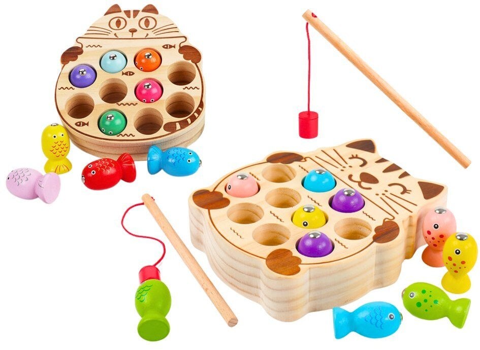 Gra drewniana Łowienie rybek