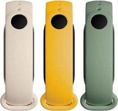 Xiaomi Opaski do Xiaomi Mi Band 5/6 3pak IvoryOliveYellow