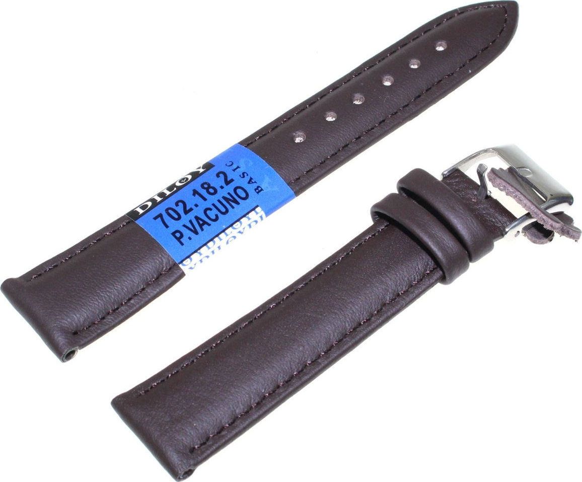 Diloy Skórzany pasek do zegarka 18 mm Diloy 702.18.2