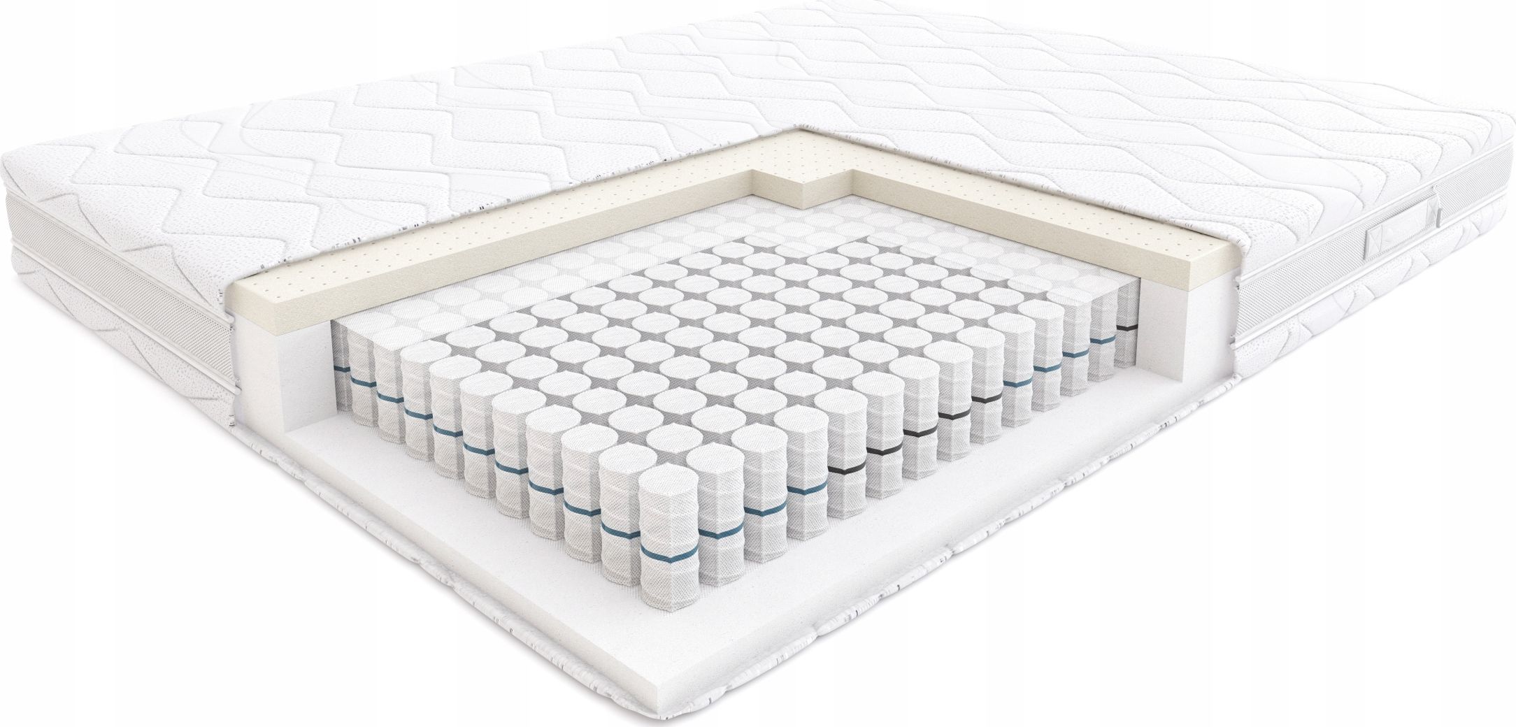 Hilding HILDING TANGO - materac kieszeniowy, sprężynowy, Rozmiar - 160x200, Twardość - H3, Pokrowiec - Tencel NEW