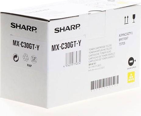 Toner Sharp MX-C30GT Yellow Oryginał (MX-C30GTY)