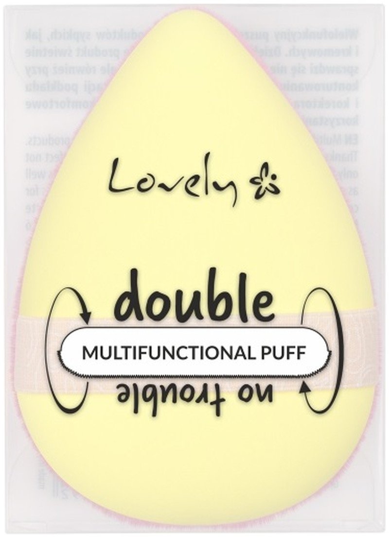 Lovely Double No Trouble Multifunctional Puff Wielofunkcyjny puszek do produktów sypkich i kremowych