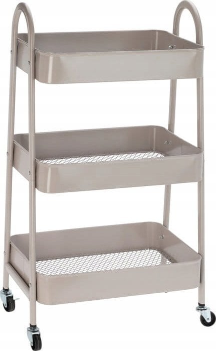 Wózek kuchenny na kółkach, 3-piętrowy