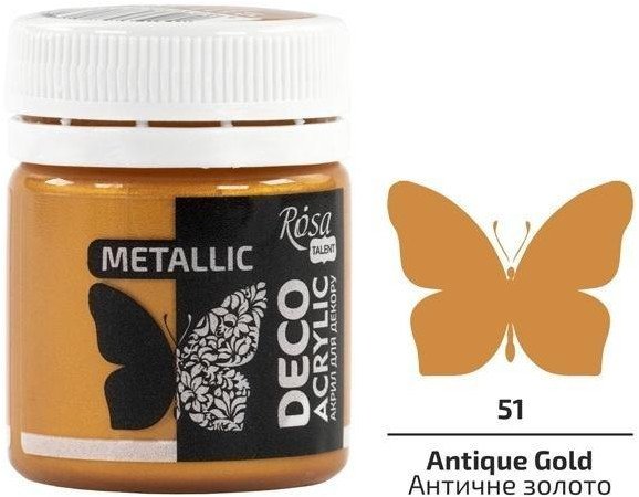 Farba akrylowa metaliczna antique gold 51 20ml