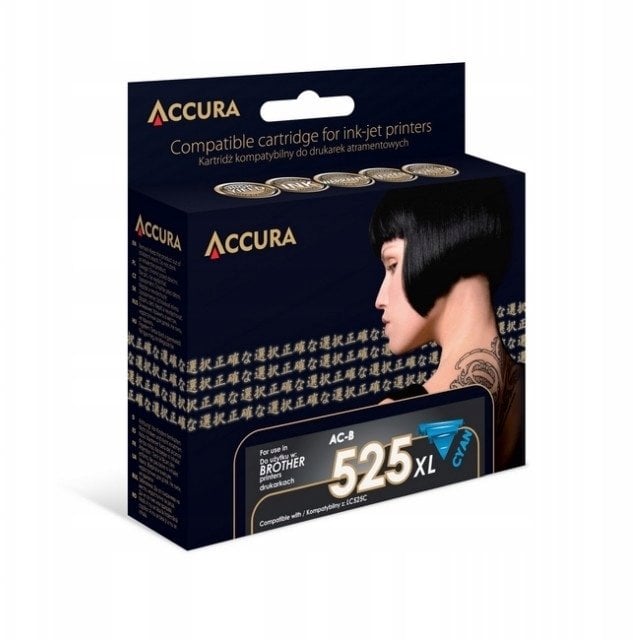 Tusz Accura ink Brother (LC525C) zamiennik XXL