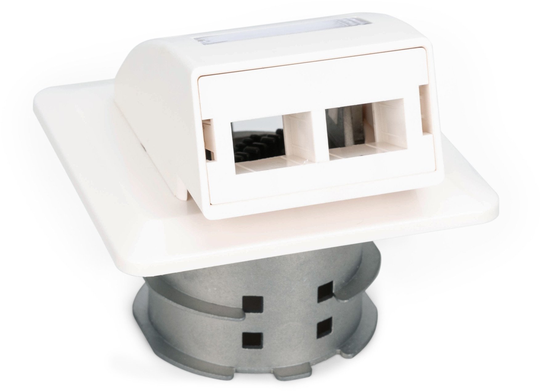 DIGITUS FTTH Glasfaser Unterputz-Wandanschlussdose SC/LC ADA