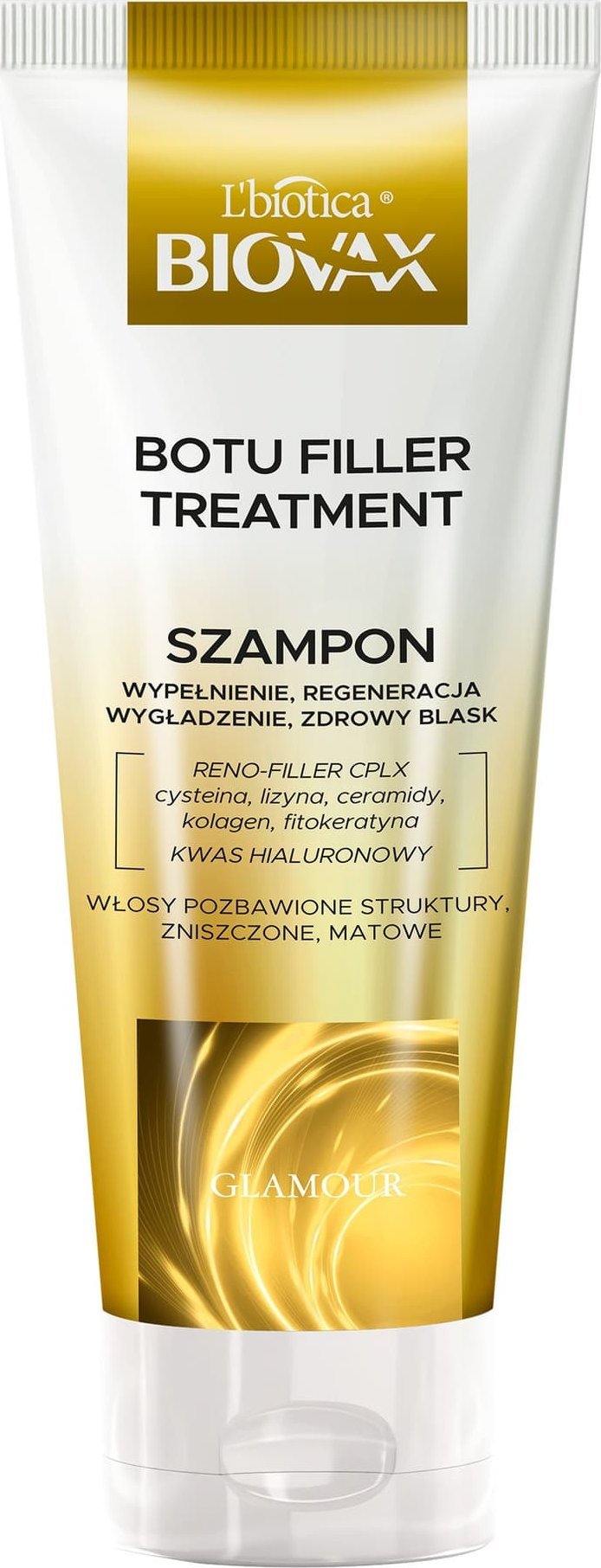 LBIOTICA / BIOVAX L`BIOTICA Biovax Glamour Szampon wypełniająco-wygładzający 200 ml