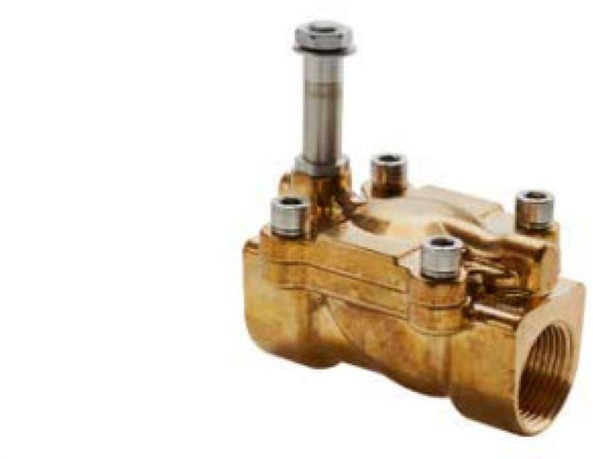 Pneumatyczny membranowy elektromagnetyczny zawór mosiężny z uszczelnieniem FKM, gwint 1/2cala FL04F05114V0