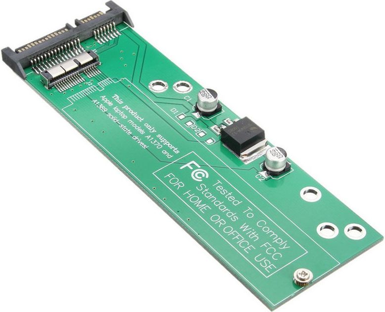 MicroStorage SATA - MacBook Air SSD 12+6-pin, Zielony (MSSA7209)