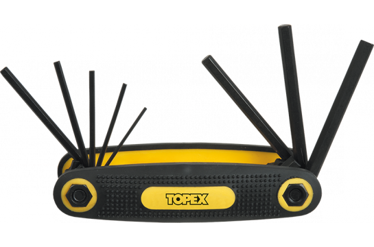 Topex Zestaw kluczy imbusowych hex wielofunkcyjne 1,5-6mm 8szt. (35D958)