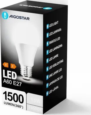 Aigostar Żarówka LED A60 E27 15W 6500k LED A60 E27 15W 6500k