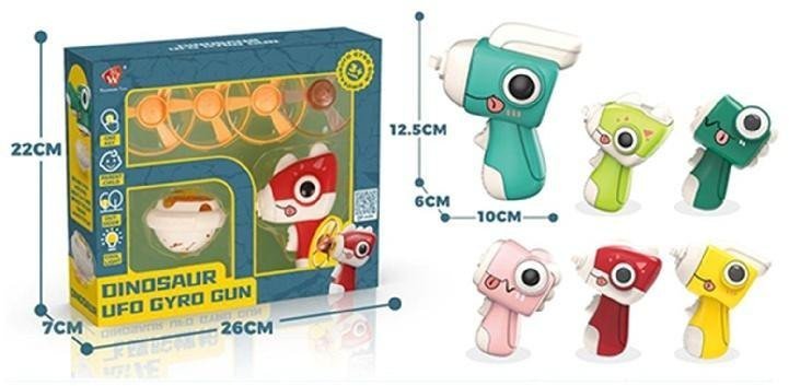 Pistolet Dino z bączkiem 6el