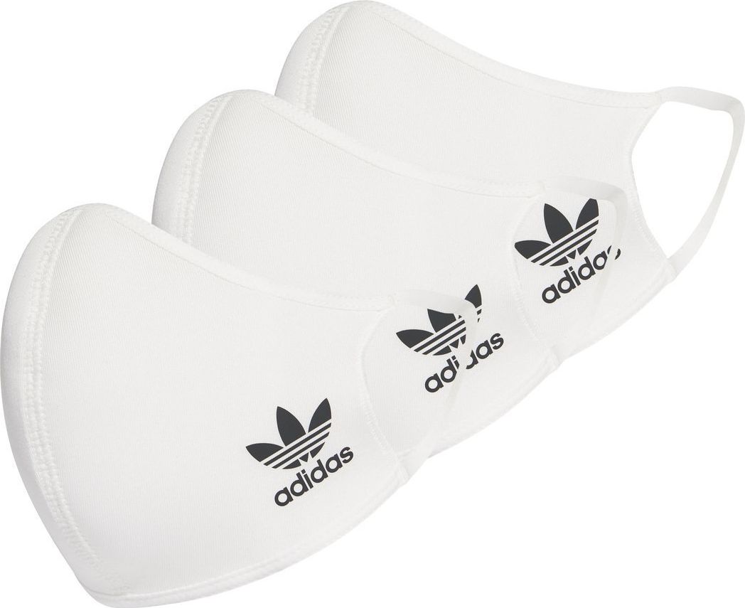 Adidas Maseczka ochronna ADIDAS biała M/L - 3 PAK