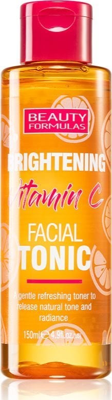 Beauty Formulas Brightening Vitamin C Tonik rozjaśniający do twarzy z Witaminą C 150 ml