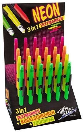 Wedo Pióro dotykowe z długopisem + marker NEON w sortowanej wersji 1Stk