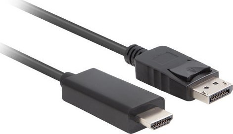 Kabel Lanberg DisplayPort - HDMI 5m czarny (CA-DPHD-11CC-0050-BK)