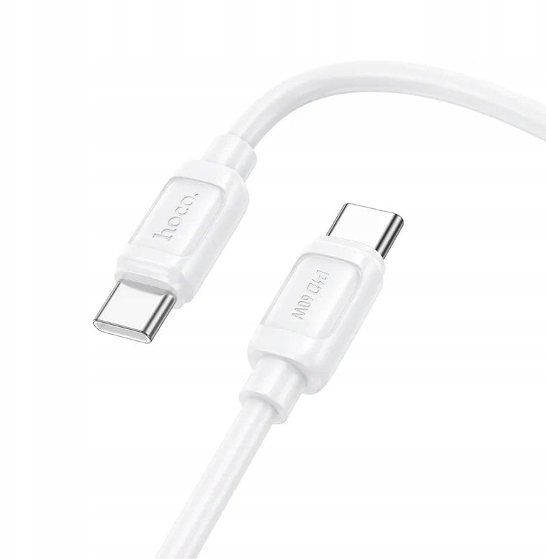 Kabel USB Hoco Kabel USB C do USB C PD 5A 240W 1 m X115 biały