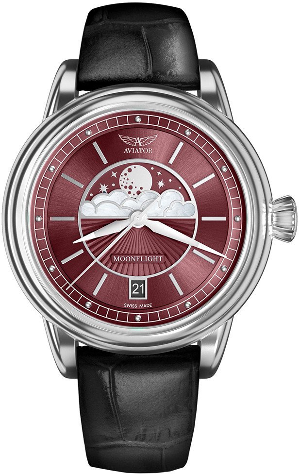 Zegarek damski Aviator V.1.33.0.264.4.BM czarny