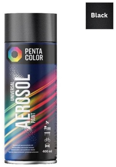 PAINT AER PENTA BLACK GLOSS 400ML R-9005