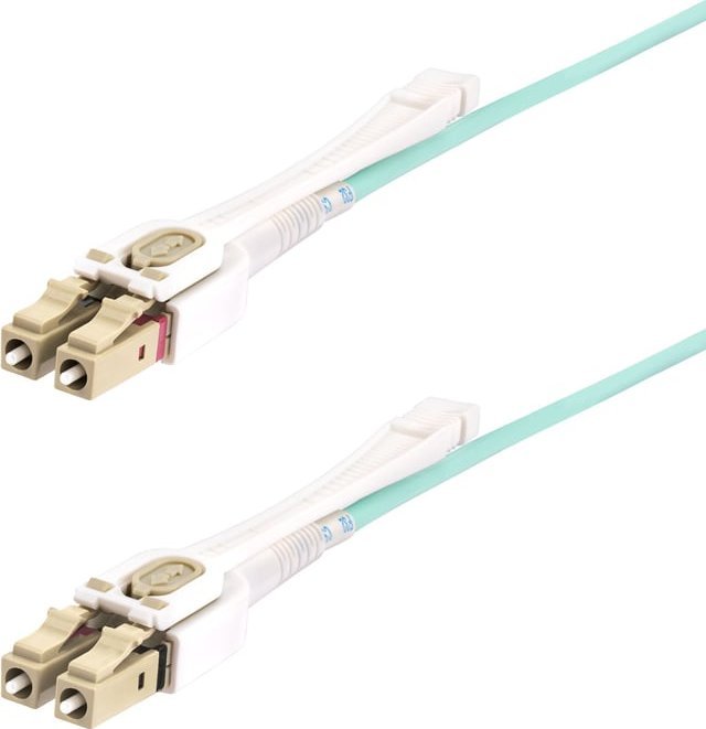 StarTech StarTech 450FBLCLC3PP kabel optyczny 3 m LC LOMM OM4 Kolor Aqua