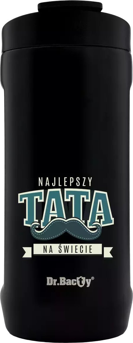 Dr.Bacty NOTUS Thermal Mug Black 354ml Najlepszy tata na św