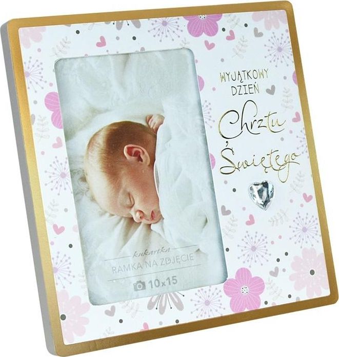 KUKARTKA Ramka Moments RM-061 Chrzest - dziewczynka