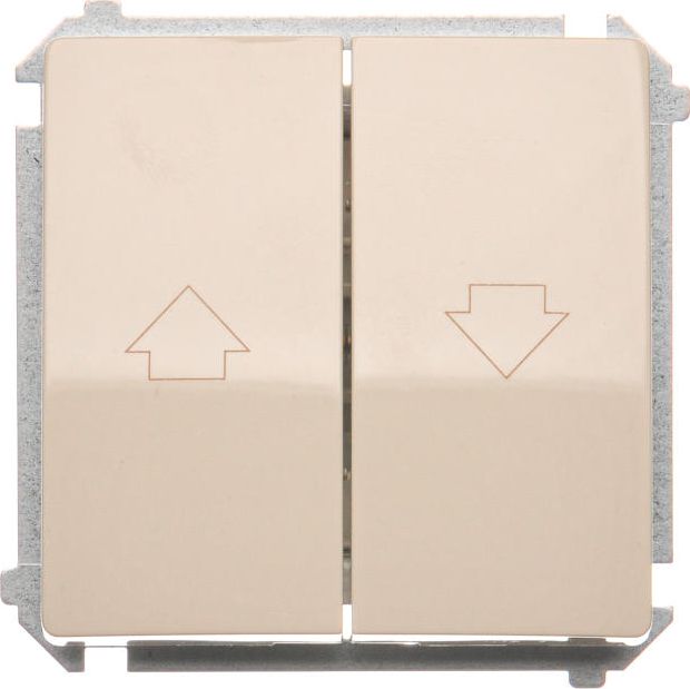 Kontakt-Simon Przycisk żaluzjowy beżowy - BMZ1.01/12