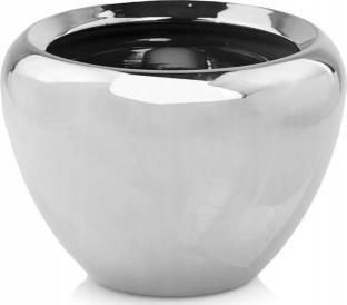 Polnix Doniczka ceramiczna misa 16 cm srebrna