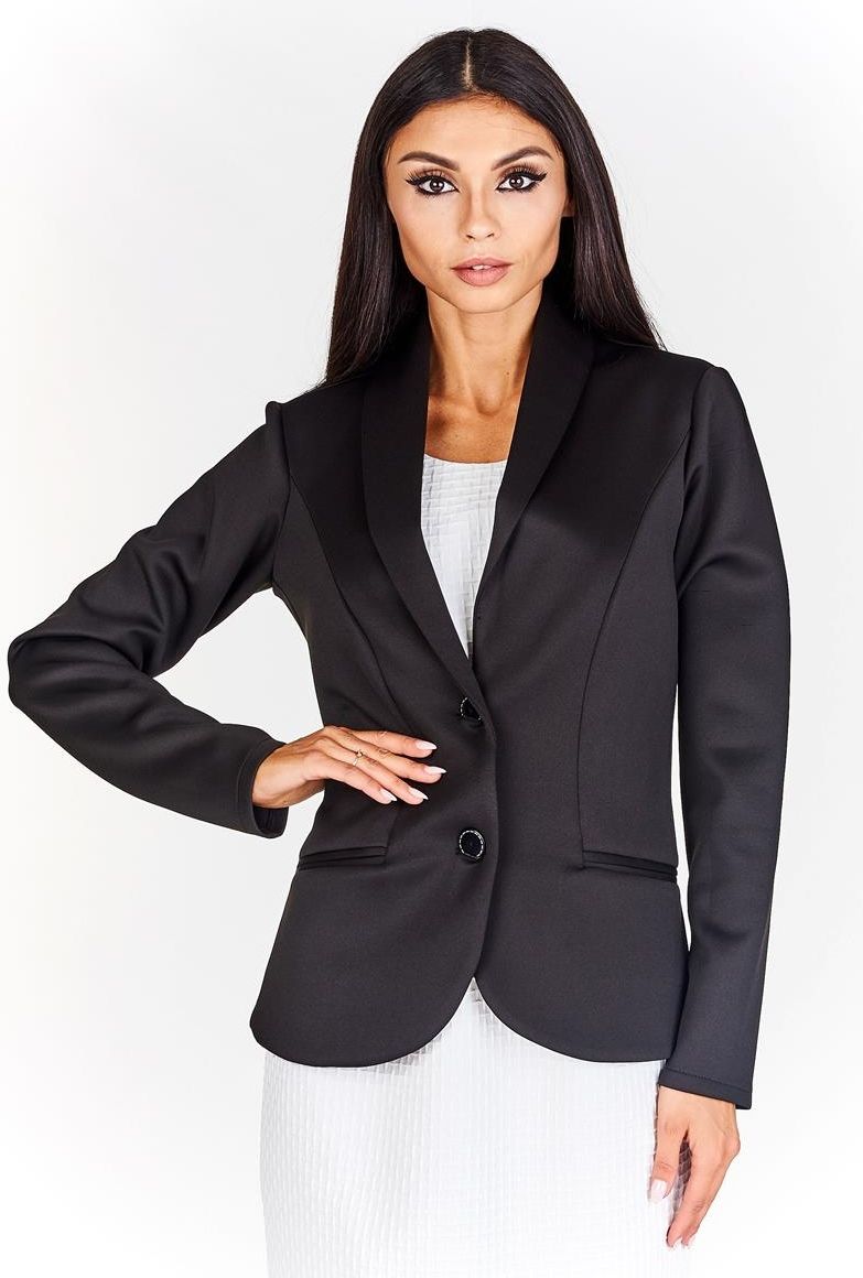Ptak Moda Żakiet damski M59189_1 czarny r. 52