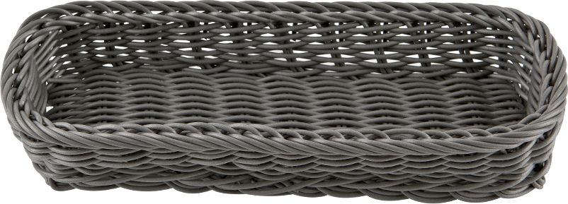 Witek Home Koszyk polipropylen 27cm antracyt