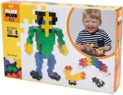 Plus Plus Plus Plus Klocki big Zestaw podstawowy 50 elementów 3271 DANTE
