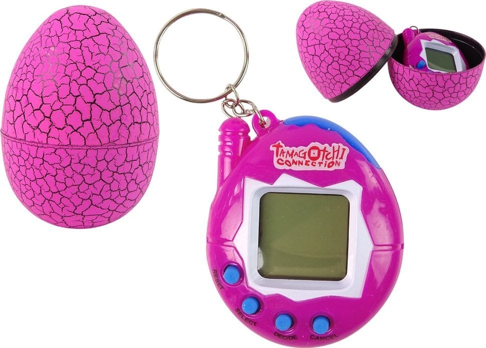 Tamagotchi w Jajku Gra Elektroniczne Zwierzątko Różowe LEAN TOYS