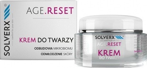 Solverx SOLVERX Age.Reset Krem do twarzy - Odbudowa Mikrobiomu & Odmłodzenie Skóry 50ml