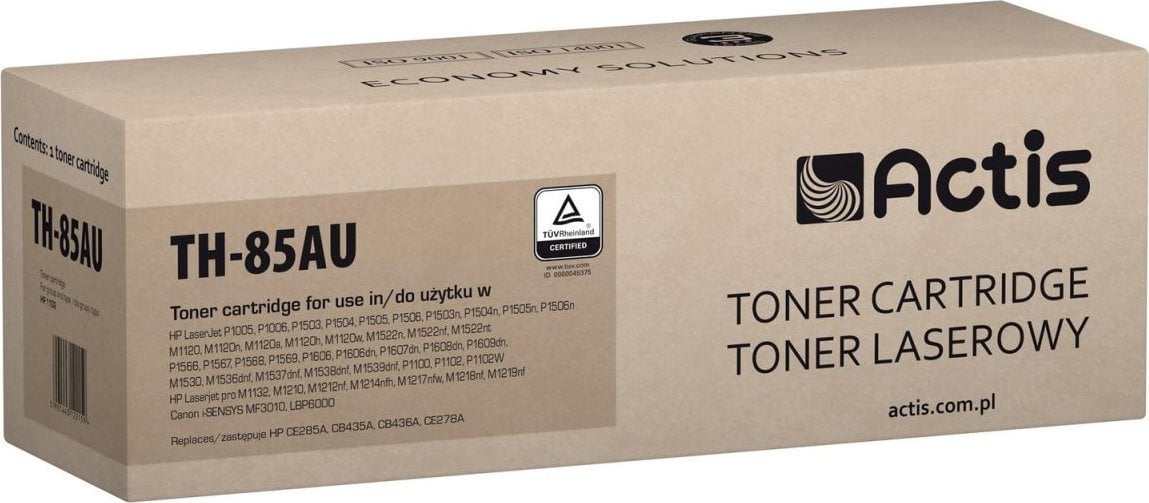 Toner Actis ACTIS Toner TH-85AU Uniwersalny - zamiennik HP CE285A CE278A CB435A CB436A Standard 2100 stron czarny -