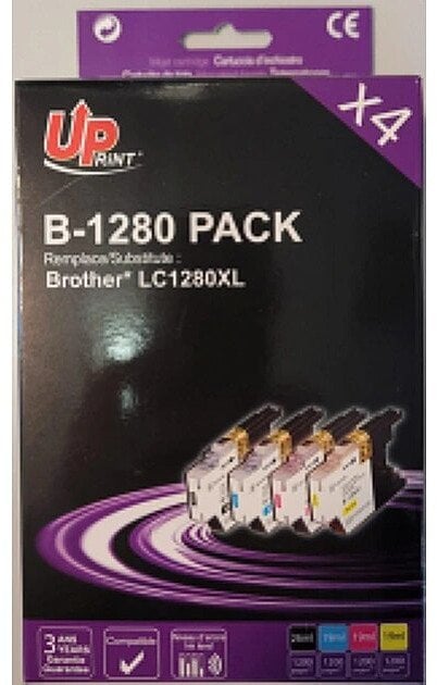 UPrint Brother LC-1280 4PACK BK C M Y