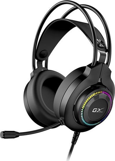 Słuchawki Genius GENIUS sluchátka s mikrofonem GX GAMING HS-GX580U, USB, RGB, černá