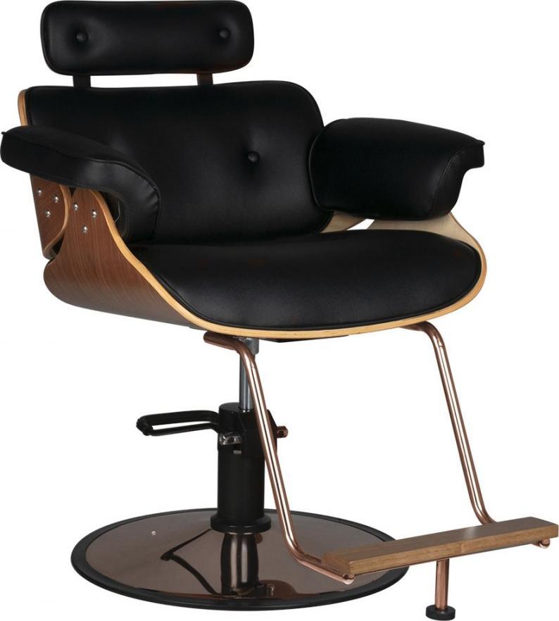 Gabbiano GABBIANO FOTEL FRYZJERSKI FLORENCJA ORZECH CZARNY