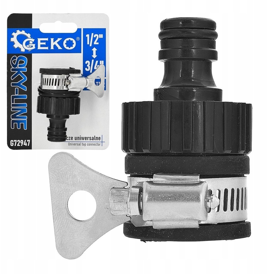 Przyłącze uniwersalne na kran z opaską zaciskową SKY-LINE (100)
