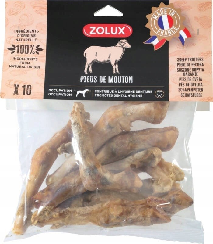 Zolux ZOLUX Przysmak nat. dla psa Nóżka barania x10,500g