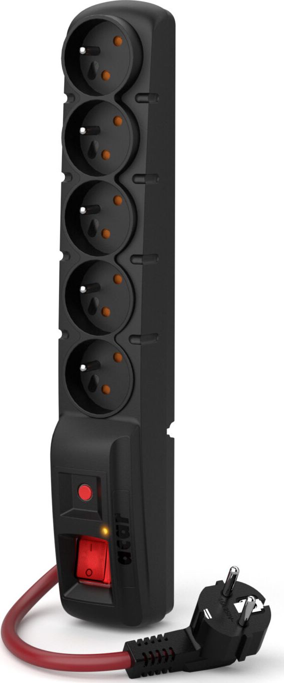 Listwa zasilająca Acar F5 5 gniazd 3 m czarna (W2290)